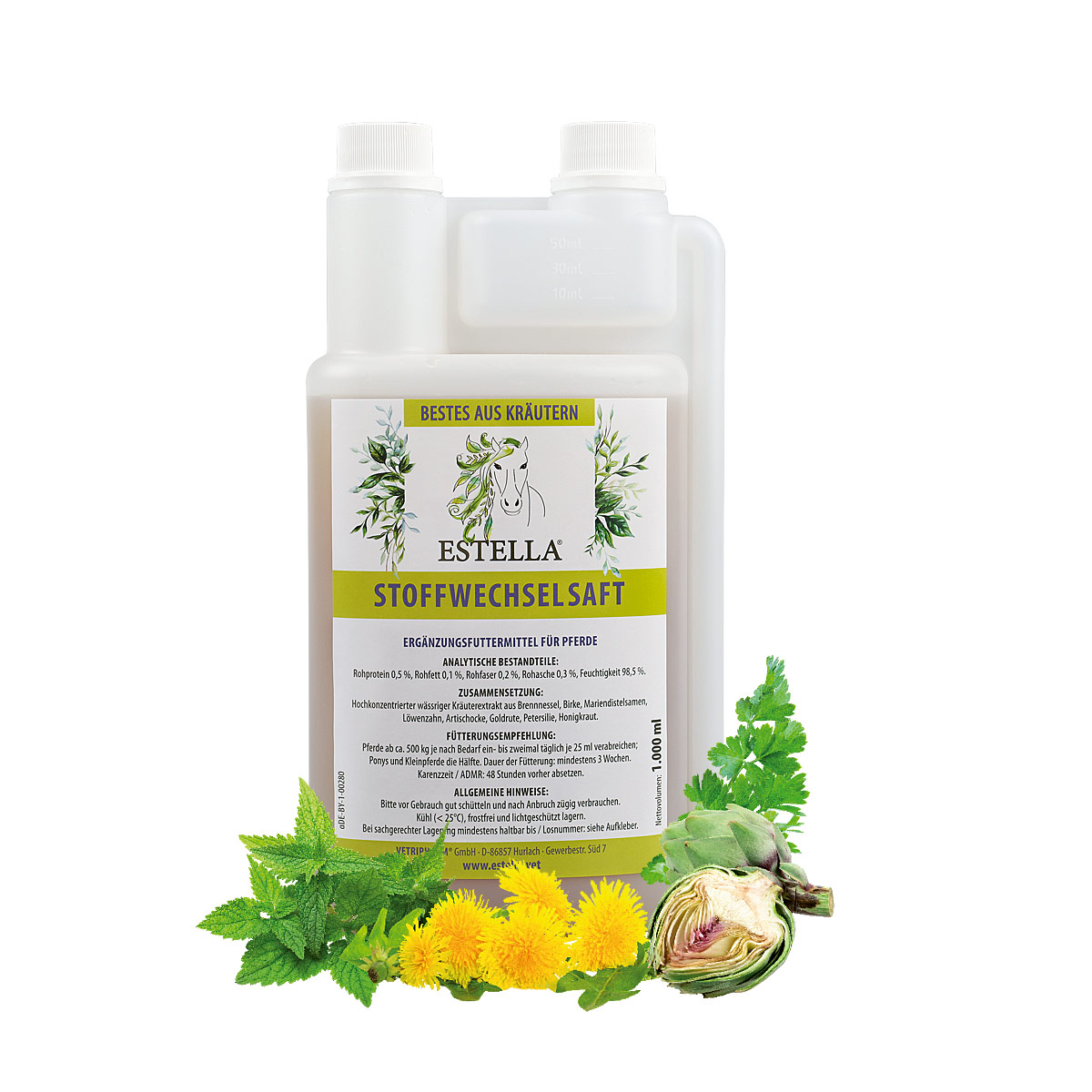 Estella Stoffwechselsaft 1L